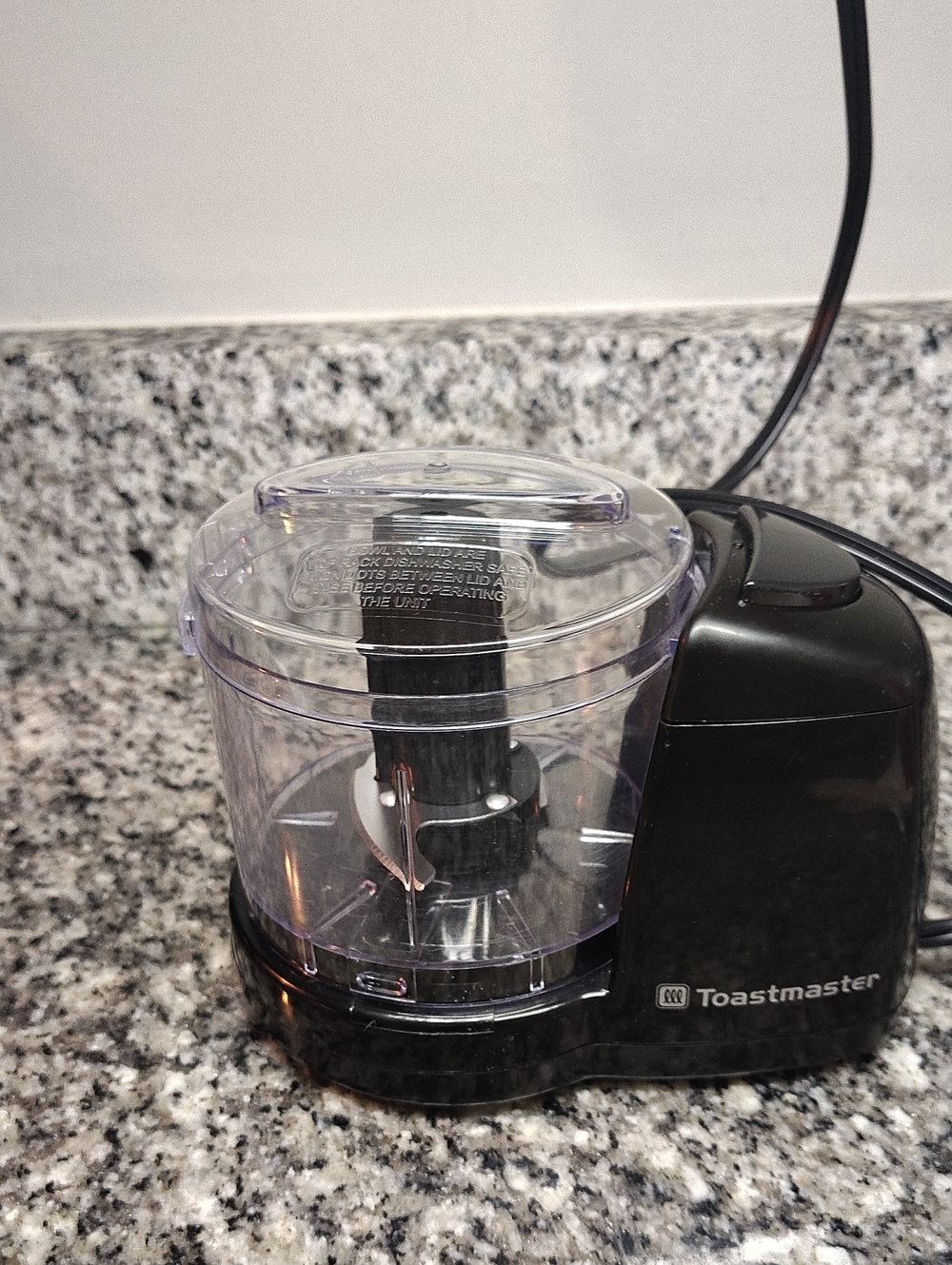 Toastmaster Compact Black Mini Chopper